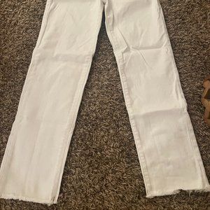 White/Cream  Mom Jeans